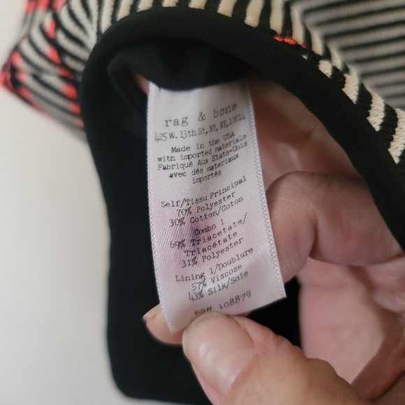 Rag & Bone, Alpine White Bess‎ Skirt, Size 10 - Picture 14 of 16